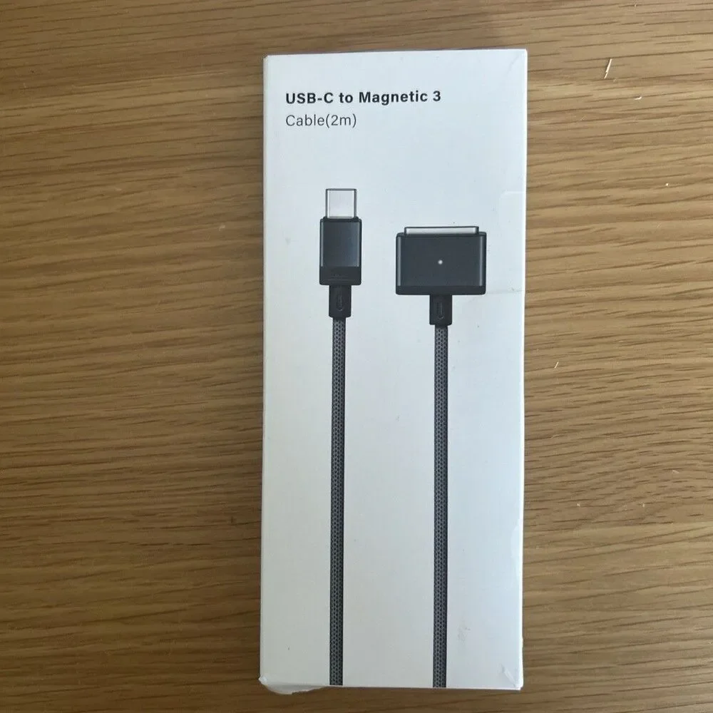 USB-C to Magnetic Charging Cable 6 Ft for MacBook Air Pro M2 M3 2022 2024